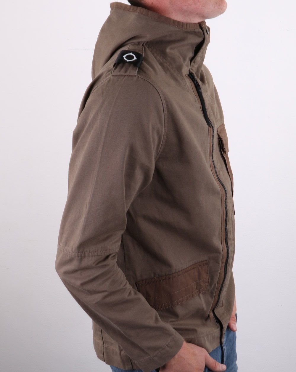 MA.Strum Hooded Jacket Timber Wolf