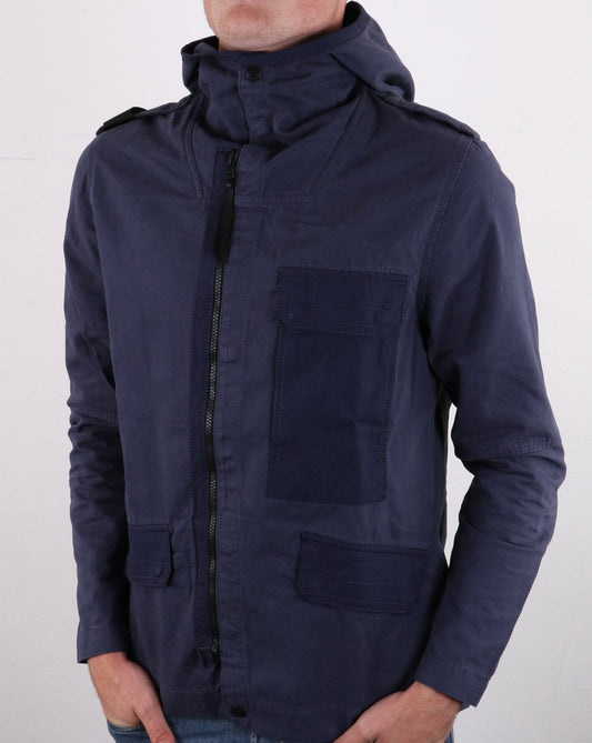 Ma.Strum MA.Strum Hooded Jacket True Navy