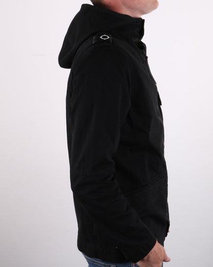MA.Strum Hooded Jacket Jet Black