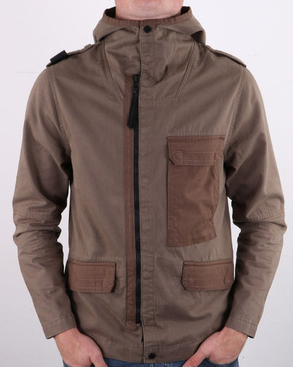 MA.Strum Hooded Jacket Timber Wolf
