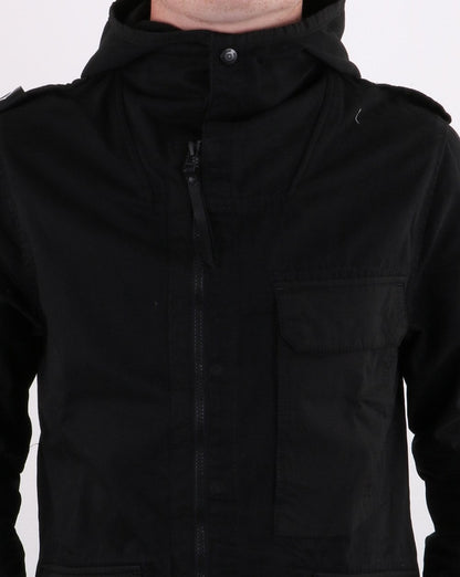 MA.Strum Hooded Jacket Jet Black