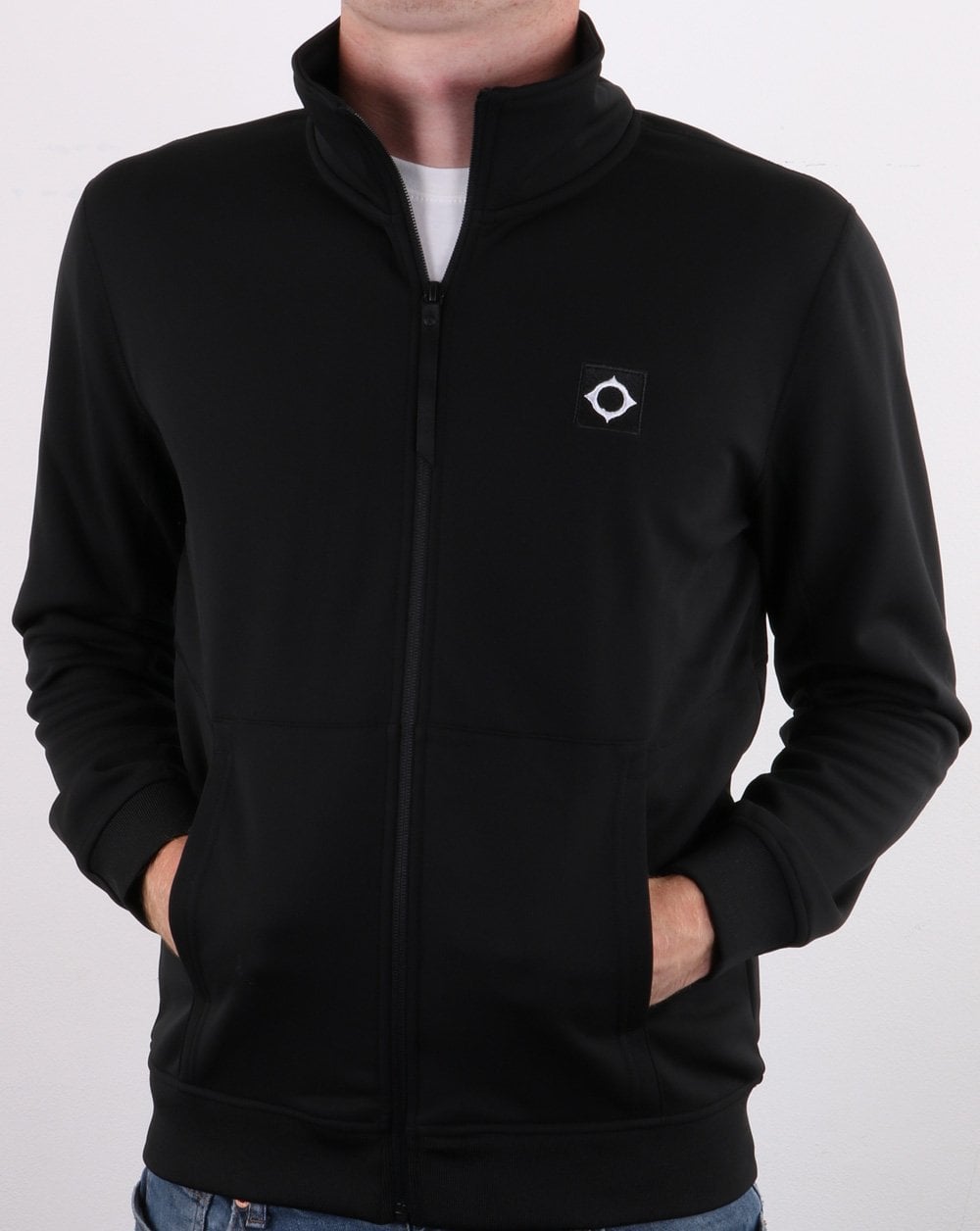 MA.Strum Tech Fleece Track Jacket Jet Black