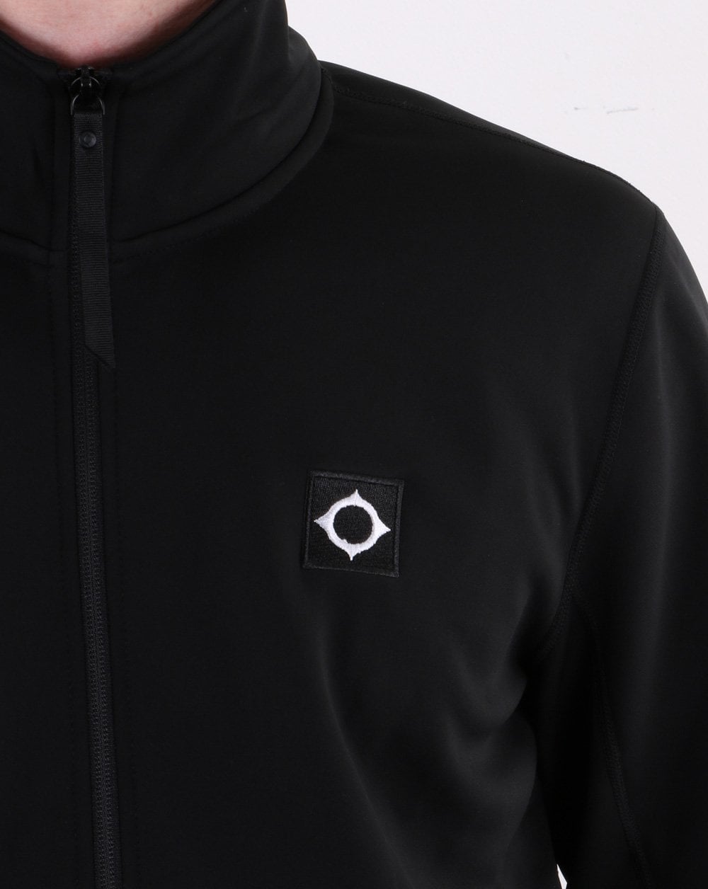 MA.Strum Tech Fleece Track Jacket Jet Black