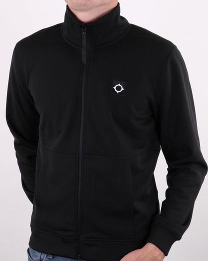 MA.Strum Tech Fleece Track Jacket Jet Black