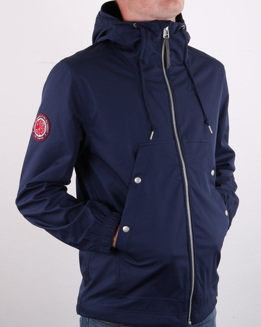 Pretty Green Pretty Green Likeminded Soft Shell Jacket Navy