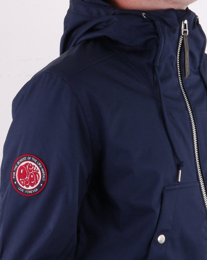 Pretty Green Likeminded Soft Shell Jacket Navy