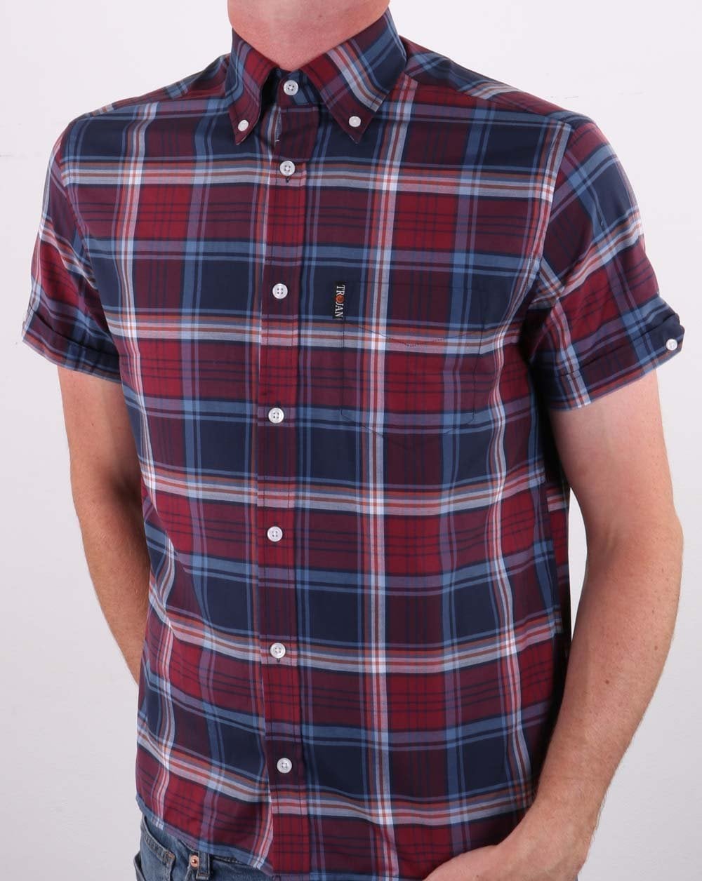 Trojan Tartan Check Shirt Port