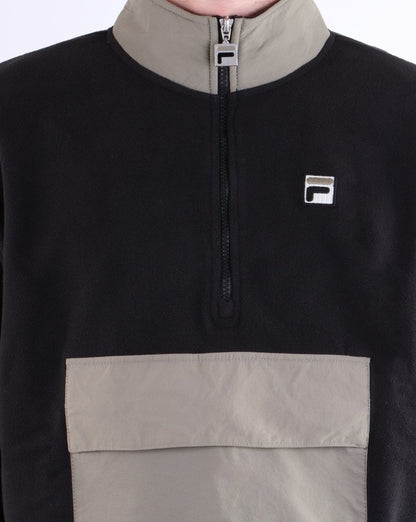 Fila Vintage Kenny Sherpa Fleece Black/Grey