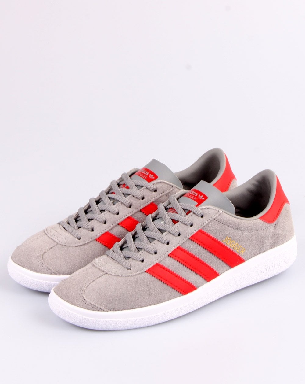 Adidas Jogger Trainers Grey/Red