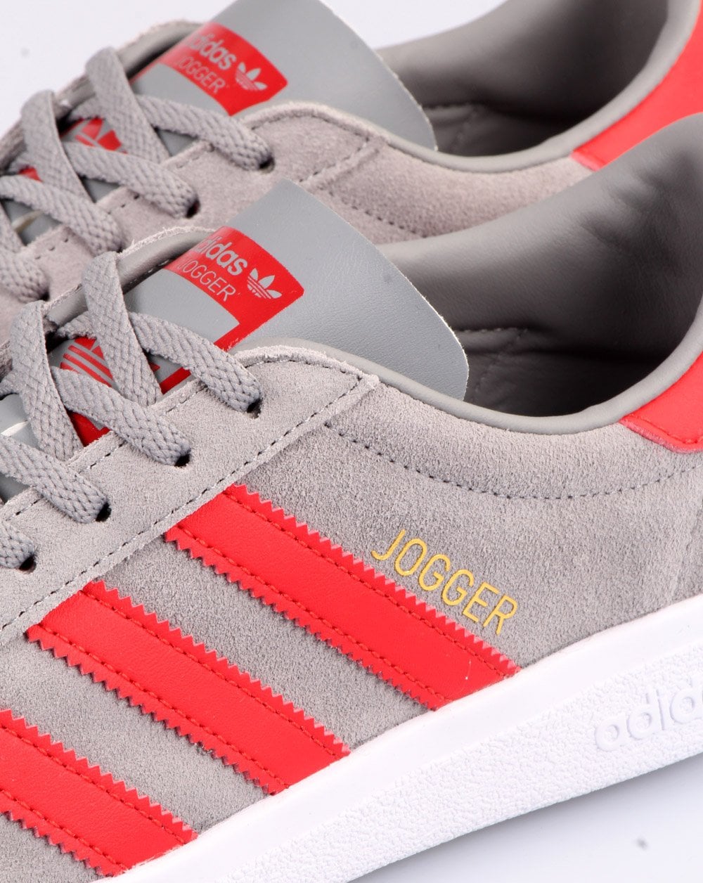 Adidas Jogger Trainers Grey/Red