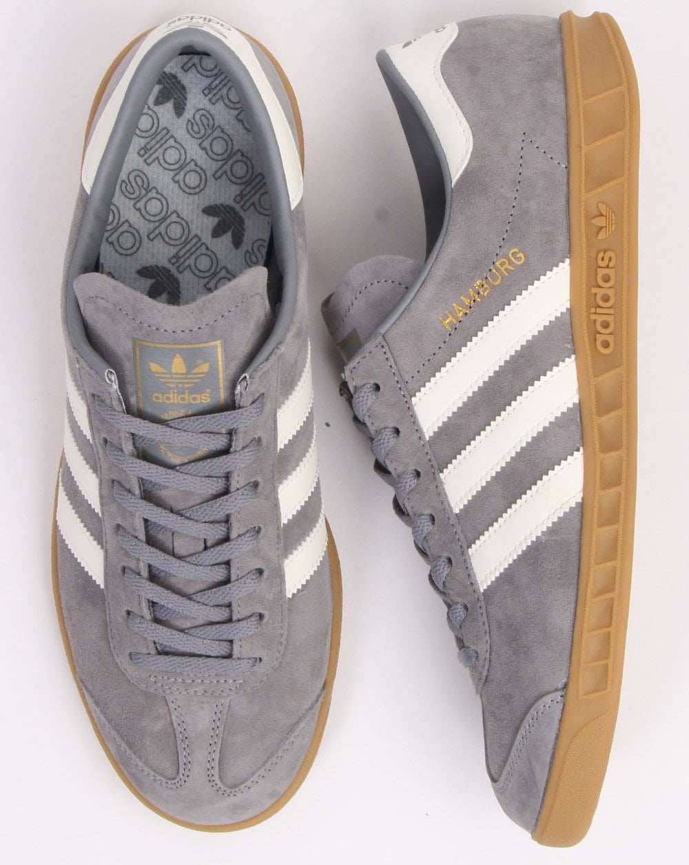 Adidas Hamburg Trainers Grey/Off White