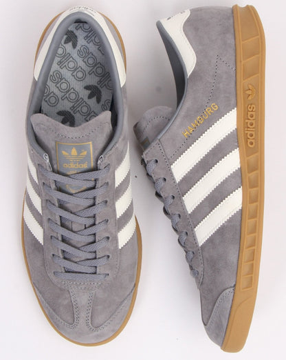 Adidas Hamburg Trainers Grey/Off White