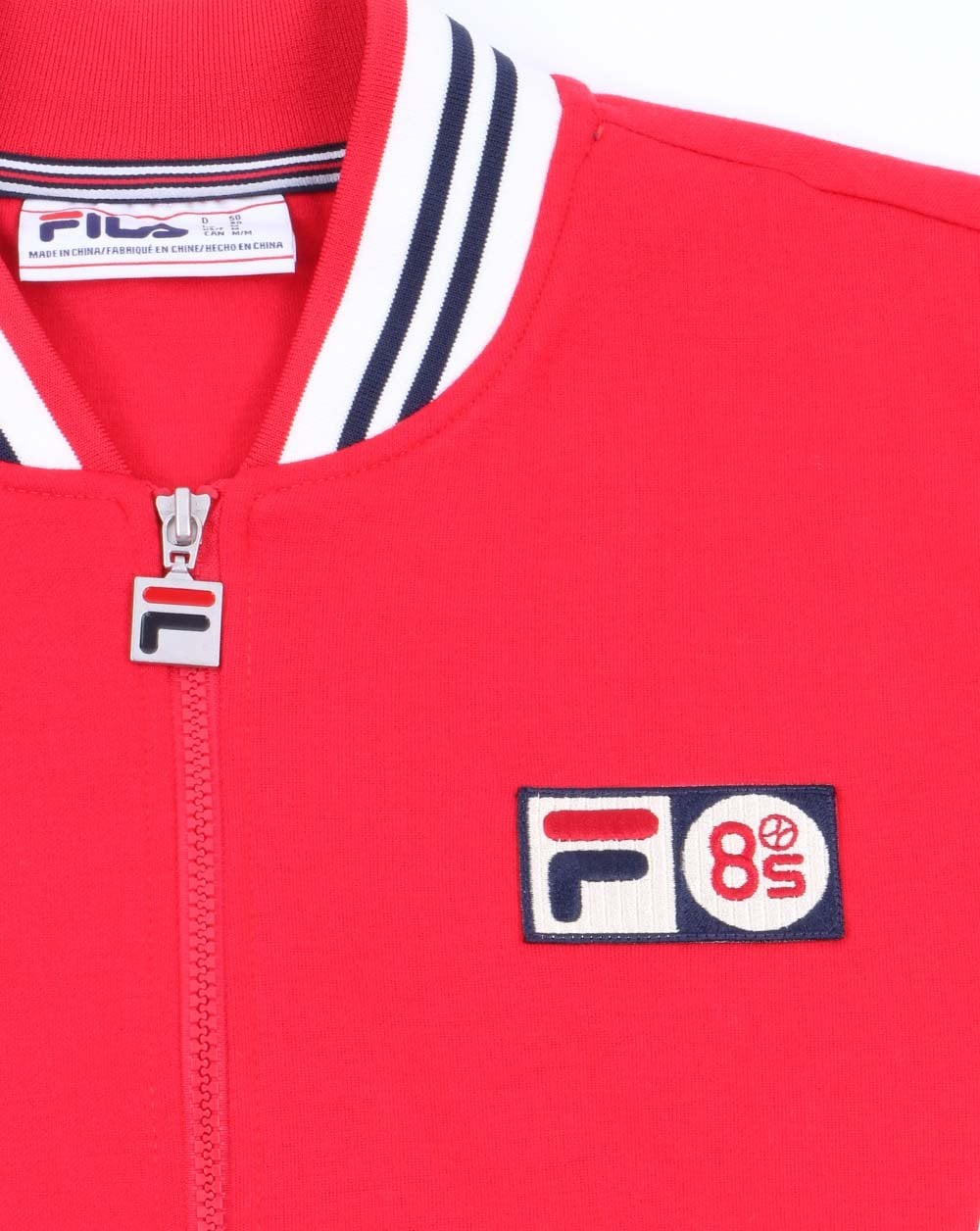 Fila Vintage Mk1 Settanta Twin Badge Track Top Red