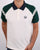 Sergio Tacchini Sonny Polo Shirt Cream/Dark Green