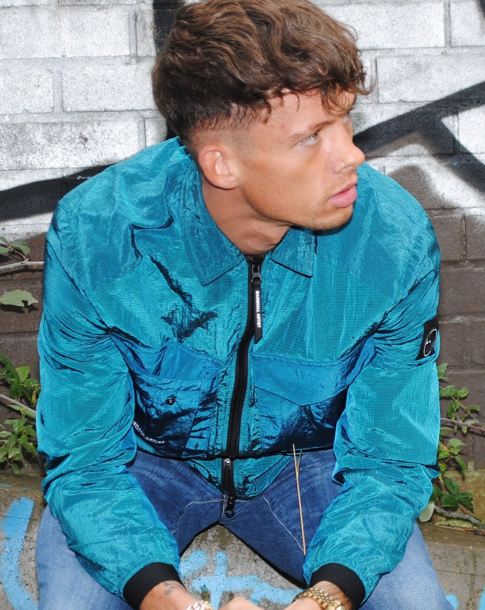 Marshall Artist Acier Overshirt Teal