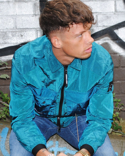 Marshall Artist Acier Overshirt Teal