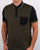 Gabicci Vintage Barrow Polo Shirt Olive/Black