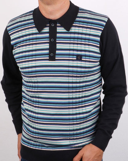 Gabicci Vintage Status Polo Shirt Navy