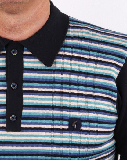 Gabicci Vintage Status Polo Shirt Navy