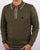 Gabicci Vintage Linekar Long Sleeve Polo Olive