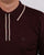 Gabicci Vintage Linekar Long Sleeve Polo Deep Port