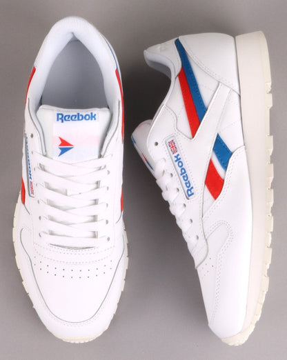 Reebok Classic Leather Trainers White/red/blue