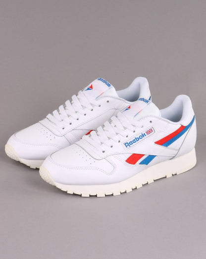 Reebok Classic Leather Trainers White/red/blue