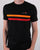 Ellesse Aprisio T Shirt Black/Orange/Red