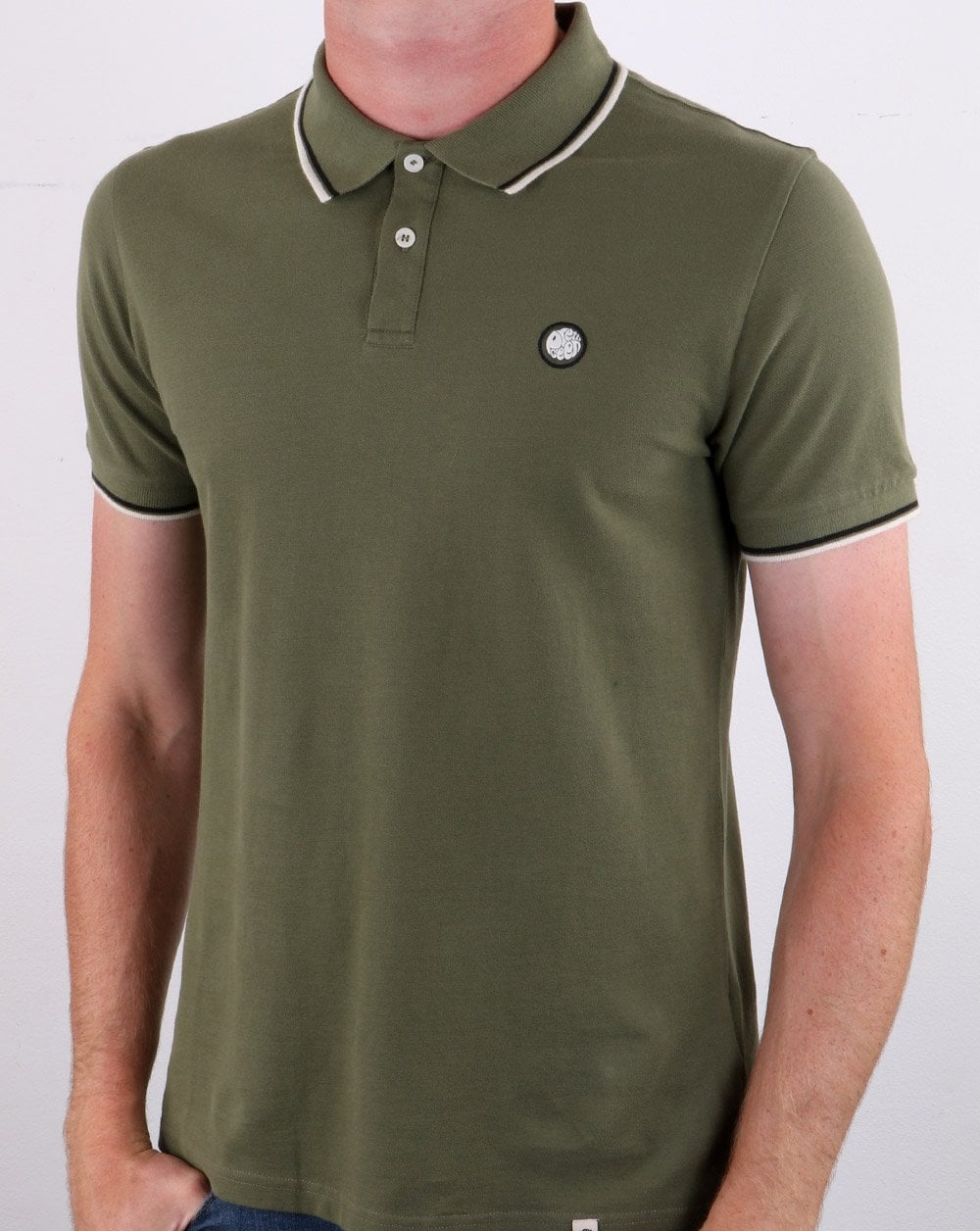 Pretty Green Barton Polo Shirt Khaki