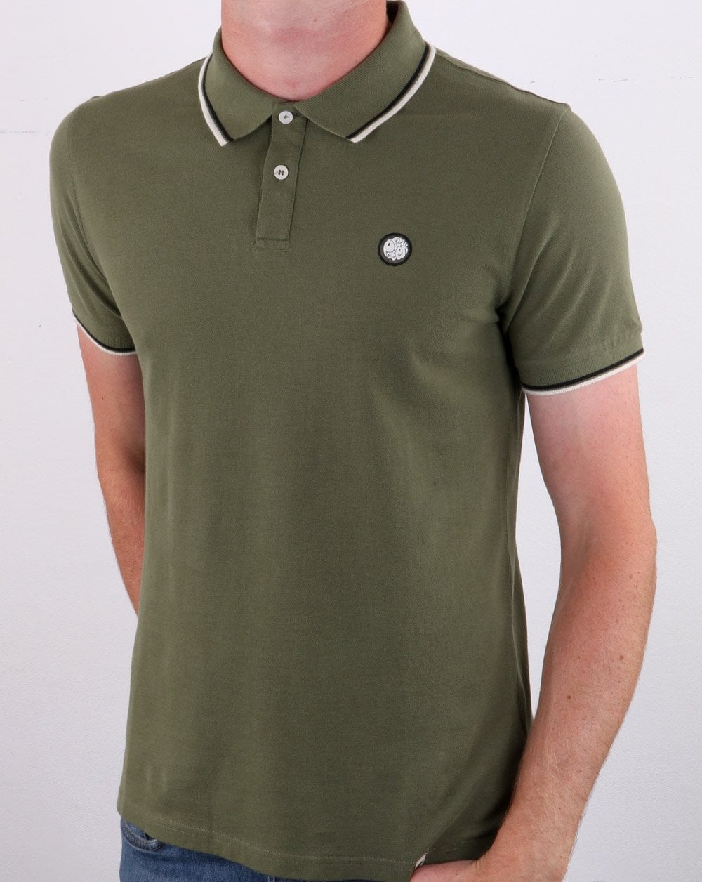 Pretty Green Barton Polo Shirt Khaki
