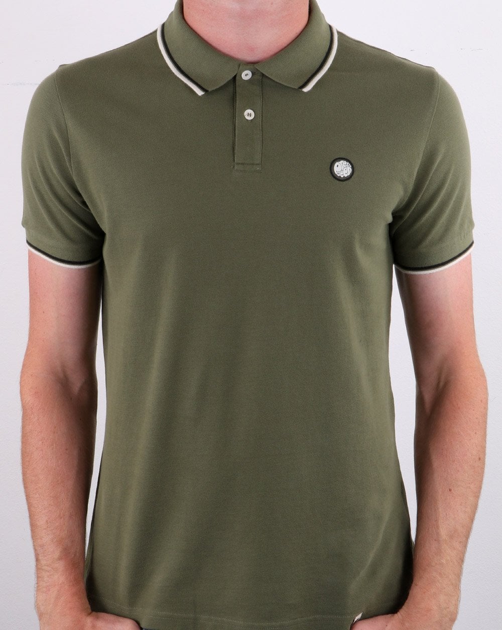 Pretty Green Barton Polo Shirt Khaki