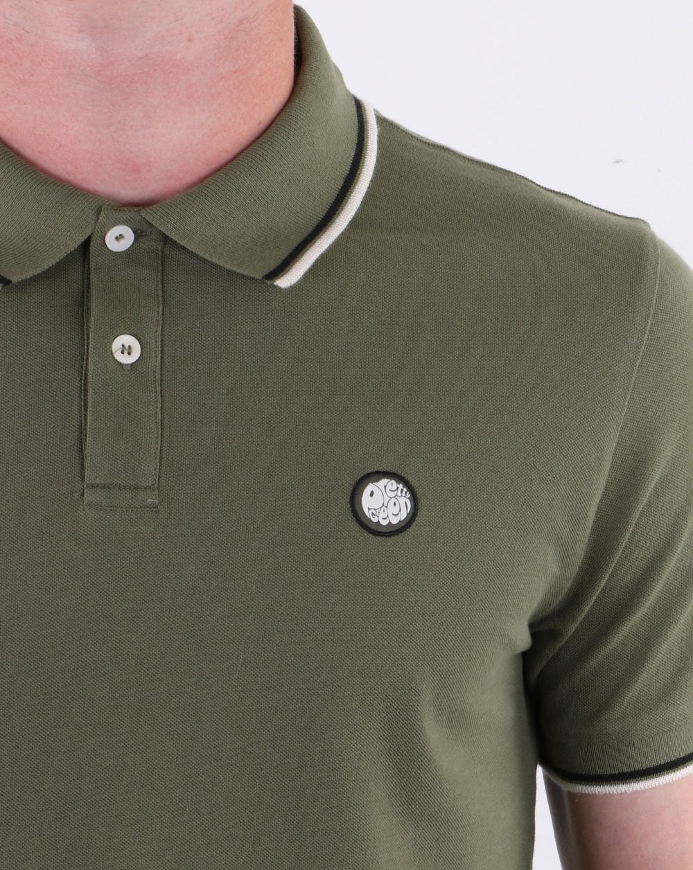 Pretty Green Barton Polo Shirt Khaki