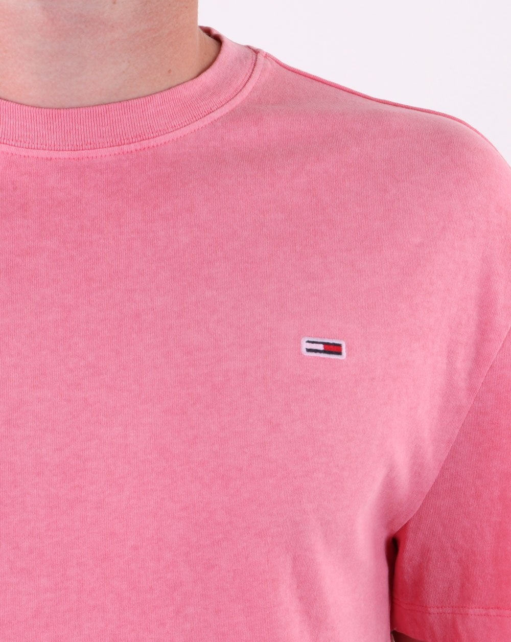 Tommy Jeans Sunfaded Wash T-shirt Rosey Pink