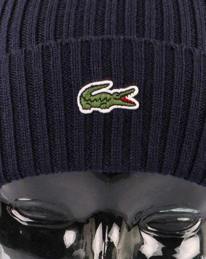 Lacoste Knitted Beanie Navy