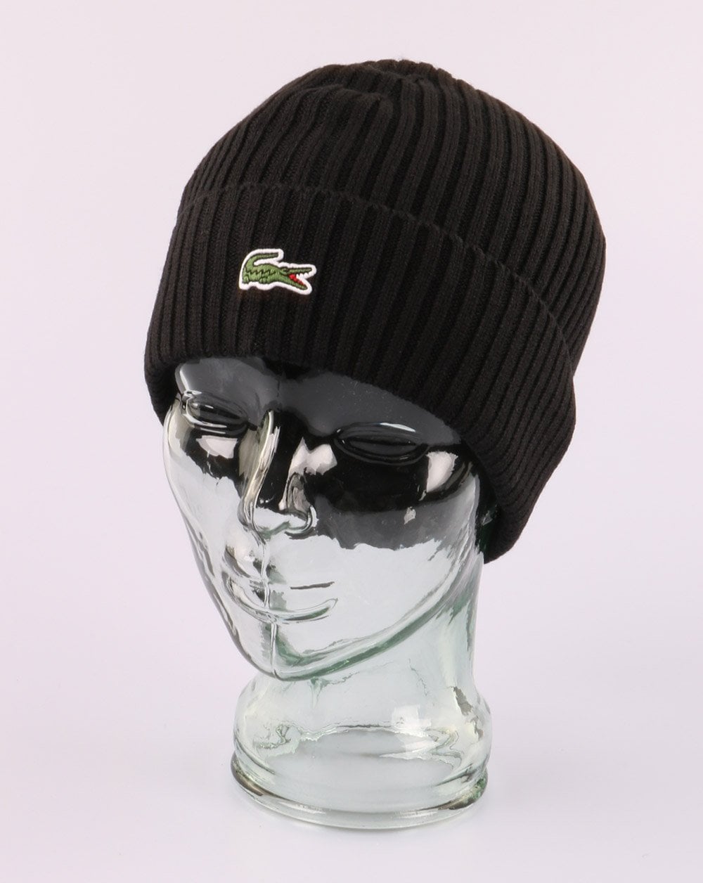 Lacoste Knitted Beanie Black