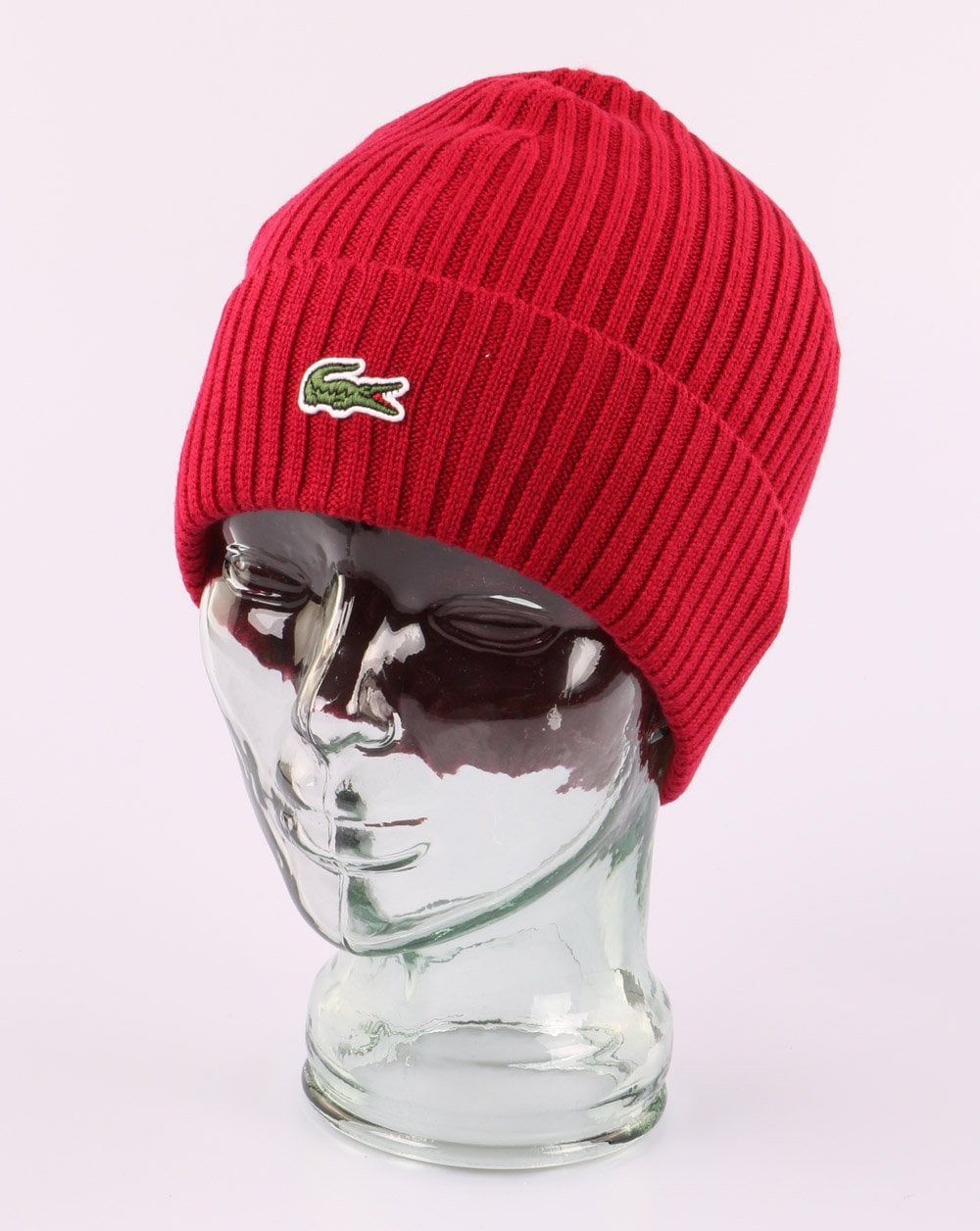 Lacoste Knitted Beanie Bordeaux