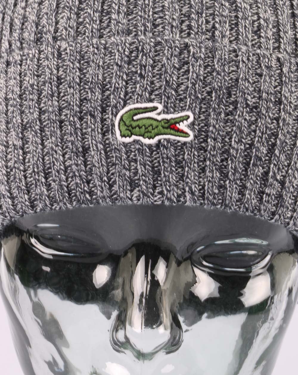 Lacoste Knitted Beanie Light Grey