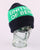Benetton Knitted Logo Hat Navy