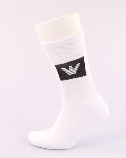 Emporio Armani 2 Pack Socks White/black