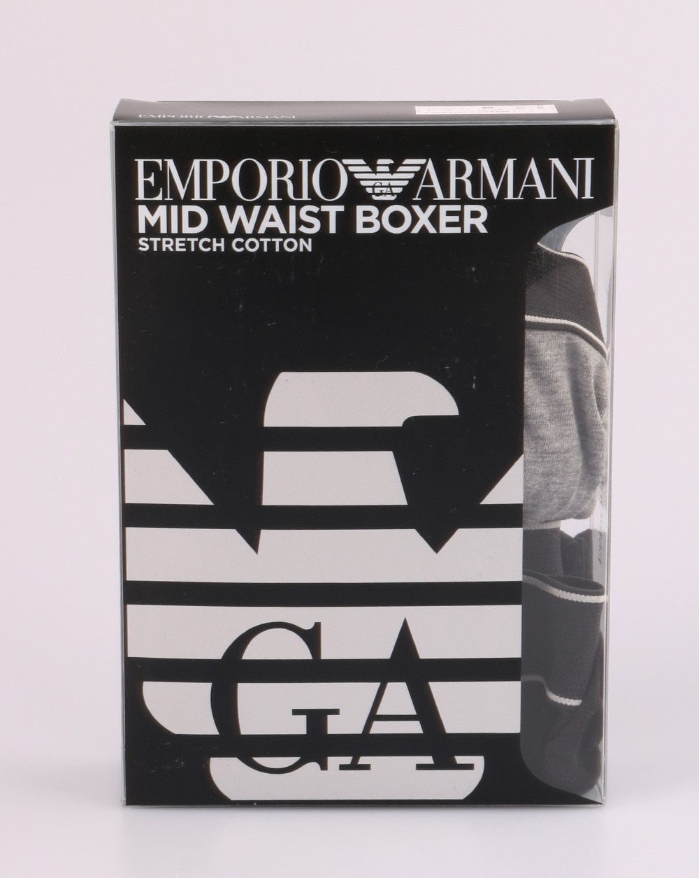 Emporio Armani EA7 Twin Pack Boxer Shorts Dark Grey/black