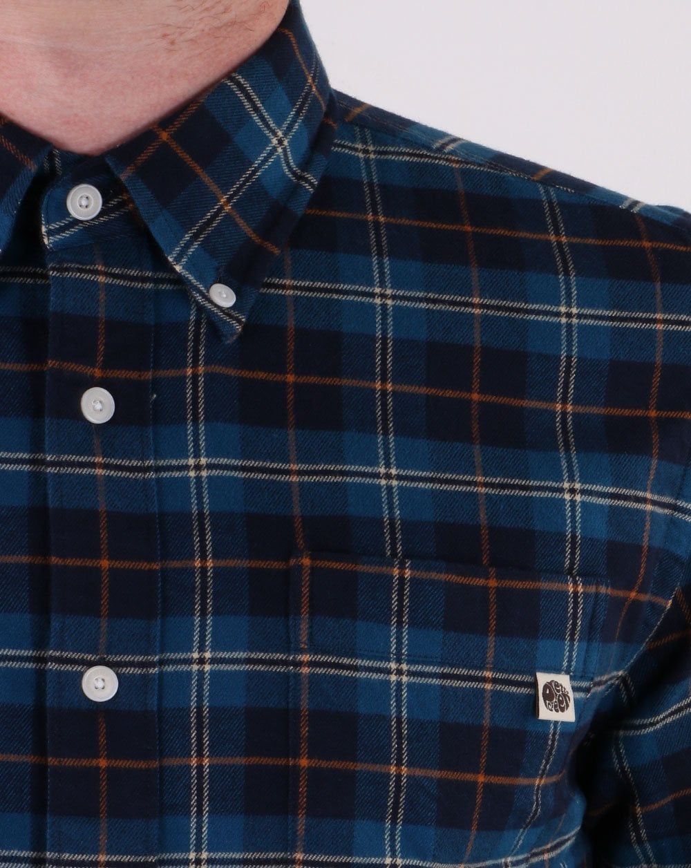 Pretty Green Standards Check Shirt Blue