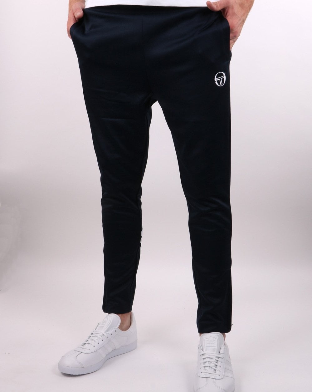 Sergio Tacchini Orion Slim Fit Track Pant Navy/white