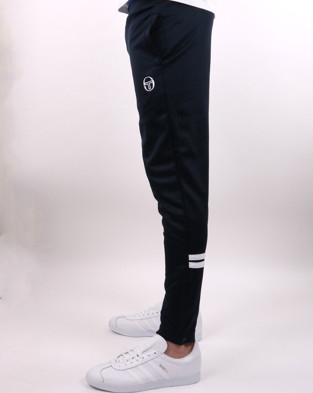 Sergio Tacchini Orion Slim Fit Track Pant Navy/white