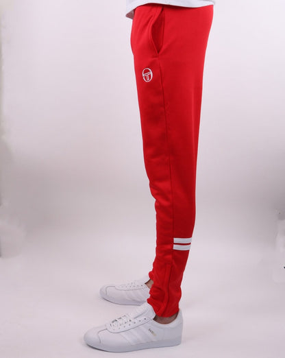 Sergio Tacchini Orion Slim Fit Track Pant Red/white