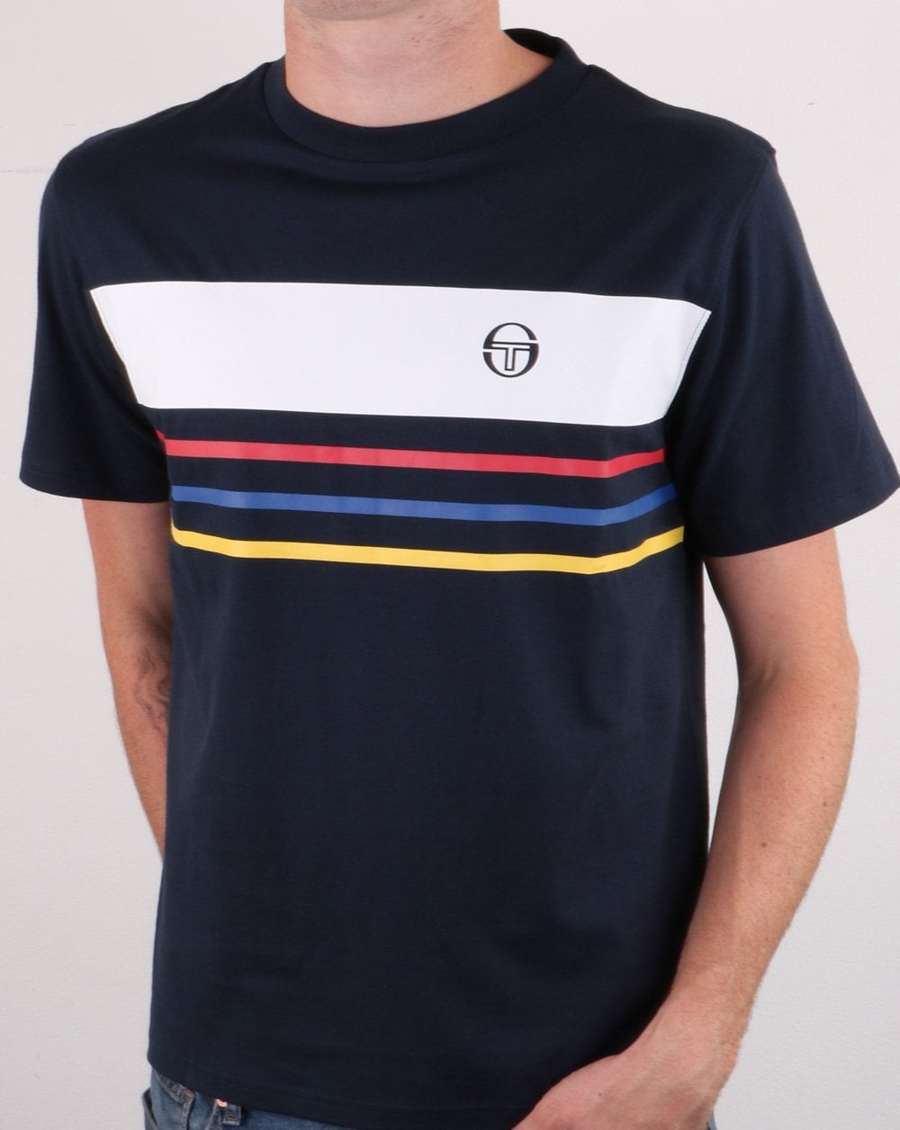 Sergio Tacchini Mayor T Shirt Total Eclipse