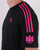 Adidas Originals 3D Trefoil 3 Stripes T Shirt Black/Pink