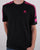 Adidas Originals 3D Trefoil 3 Stripes T Shirt Black/Pink