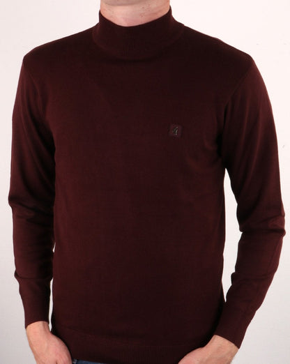 Gabicci Vintage Duke Turtle Neck Deep Port