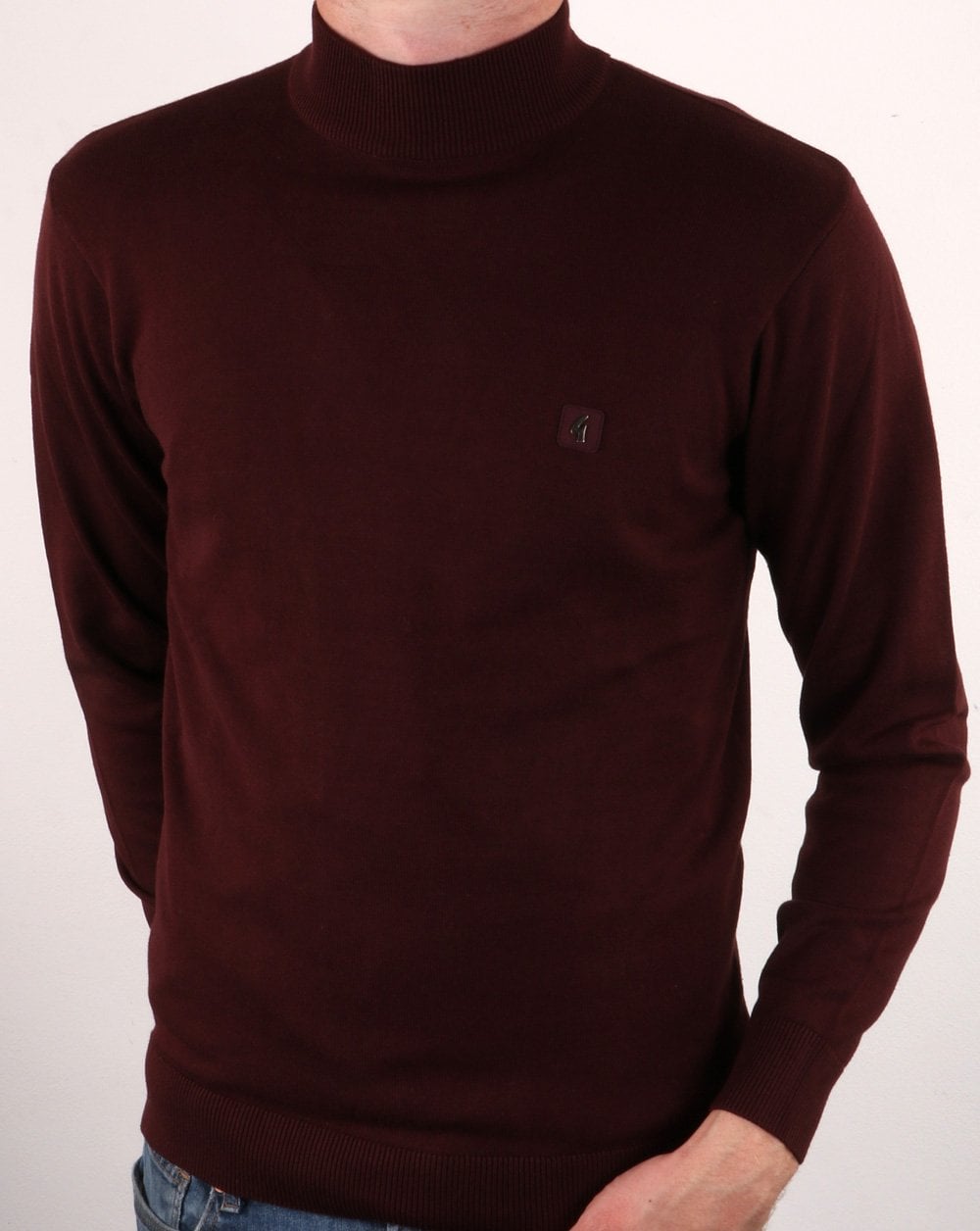 Gabicci Vintage Duke Turtle Neck Deep Port