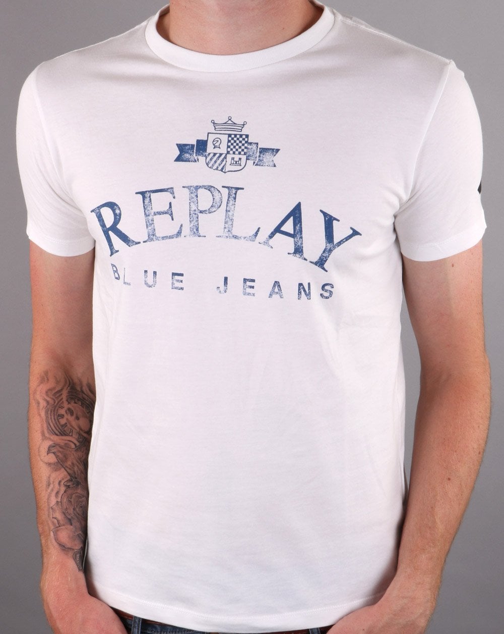 Replay T-shirt Butter White